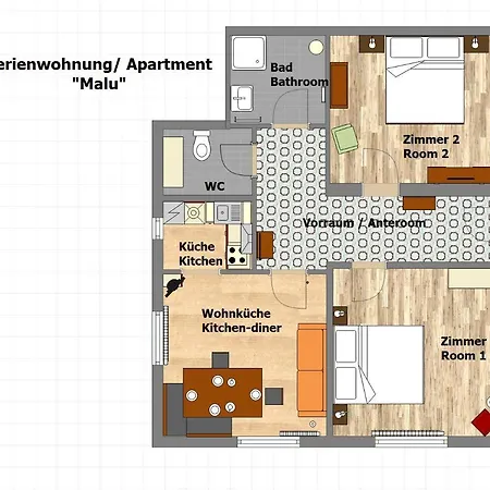 Siebenruh Apartman *